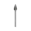 Dedeco 12708 Carbide Bur D/C Tree - Point 1/8 x 1/4 x 1/2 (SG-51) 1/Unit - One-stop shop for professional tools and equipment.