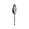 Dedeco 12411 Carbide Bur S/C Flame 1/4 x 5/8 x 1-7/16 (SH-6) 1/Unit - One-stop shop for professional tools and equipment.