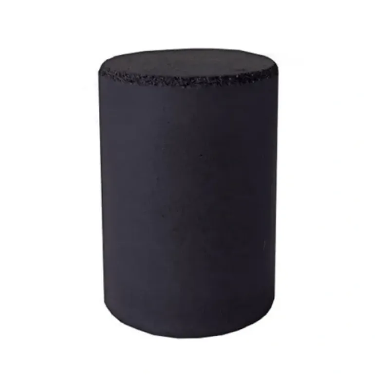 Dedeco 0092 Rubber Abrasive Cone - Cylinder 1 x 3/4 - Black Coarse Silicon Carbide 1/Unit - One-stop shop for professional tools and equipment.