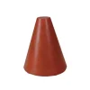 Dedeco 0074 Rubber Abrasive Cone - Tapered 1 x 3/4 - 1/4 Red Fine Silicon Carbide 1/Unit - One-stop shop for professional tools and equipment.