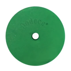 Dedeco 0158 Rubber Abrasive Wheel 4 x 3/4 x 1/2 - Green Medium Silicon Carbide 1/Unit - One-stop shop for professional tools and equipment.