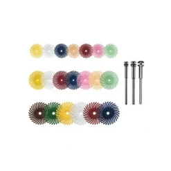 Dedeco 1210 Sunburst Disc Assortment 5/8, 7/8 1 83/Kit - One-stop shop for professional tools and equipment.