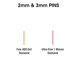 Dedeco 1368 Sunburst 2mm Diamond Pins Tan 400 Grit Size 6/Bx - One-stop shop for professional tools and equipment.