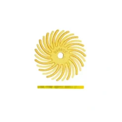 Dedeco 1221 Sunburst 5/8 TC Discs Yellow 80 Grit Size (A/O) 12/Bx - One-stop shop for professional tools and equipment.