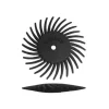 Dedeco 7197 Sunburst 7/8 TC Knife-Edge Black 240 Grit Size (S/C) 12/Bx - One-stop shop for professional tools and equipment.