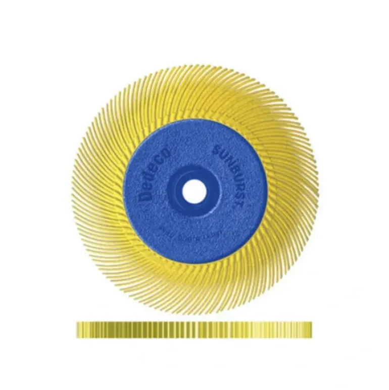 Dedeco 1878 Sunburst 6 x 1/2 TC Yellow 80 Grit Size (A/O) 1/Unit - One-stop shop for professional tools and equipment.