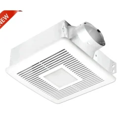 Delta Breez SLM80-110DLED-C BreezSlim Ventilation Fans 80/110 CFM Fan/Dimmable LED Light with Dual Speed - One-stop shop for professional tools and equipment.
