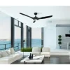 Delta Breez VCA523LED-30-BK Breez Benicia, 52-inch 3-Blade, Wet Rated, Ceiling Fan with LED Light and Remote Control (Black) - One-stop shop for professional tools and equipment.