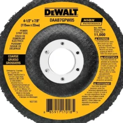 Dewalt DAAH7GPW05 4-1/2& X 7/8& Power Wheel Non-Woven Flap Disc - One-stop shop for professional tools and equipment.