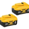 Dewalt DCB208-2 20V Max* Xr® 8Ah Battery 2-Pack - One-stop shop for professional tools and equipment.
