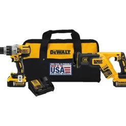 Dewalt DCK294P2 20V Max* Cordless Brushless Xr® Hammer Drill And Reciprocating Saw Combo Kit (5.0Ah) - One-stop shop for professional tools and equipment.