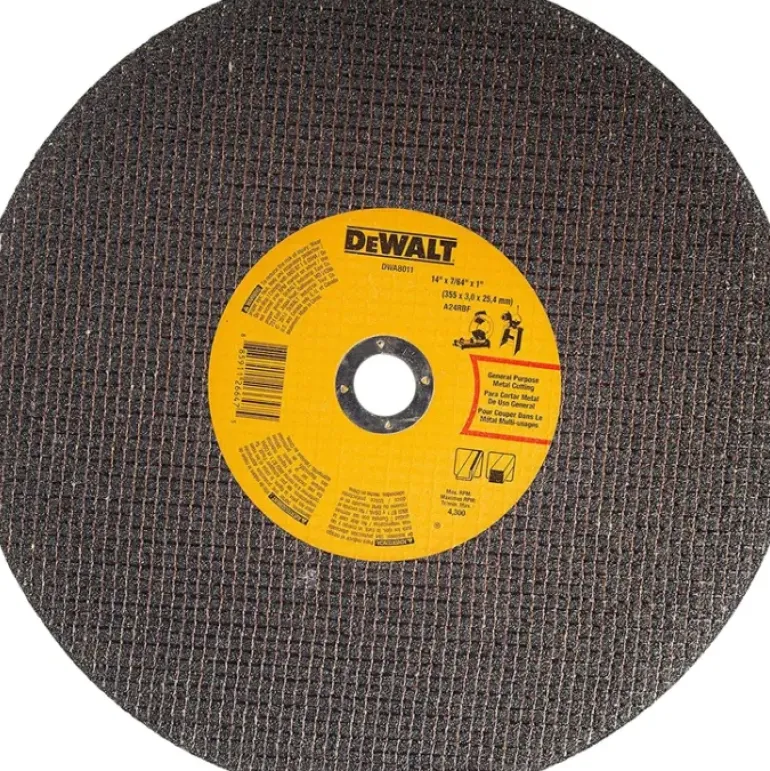 Dewalt DWA8011 14& X 7/64& X 1& General Purpose Chop Saw Wheel-Metal - One-stop shop for professional tools and equipment.
