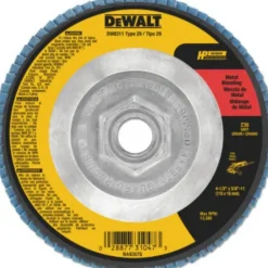 Dewalt DW8311 4-1/2&X5/8&-11 36Grit Zirconia Flap Disc Wheel (1 Ea) - One-stop shop for professional tools and equipment.