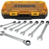 Dewalt DWMT74734 Full Polish Ratcheting Combination Metric Wrench Set (8 Pc) - One-stop shop for professional tools and equipment.