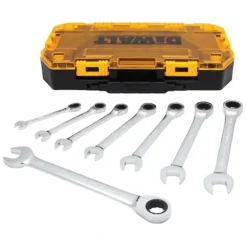 Dewalt DWMT74733 Full Polish Ratcheting Combination Wrench Set (8 Pc) - One-stop shop for professional tools and equipment.