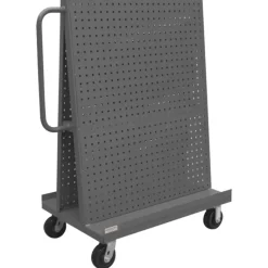Durham AF-243652-PBS60-5PH-95 A-FRAME TRUCK, PEGBOARD PANELS, GRAY, 24 X 42-1/2 X 52 - One-stop shop for professional tools and equipment.