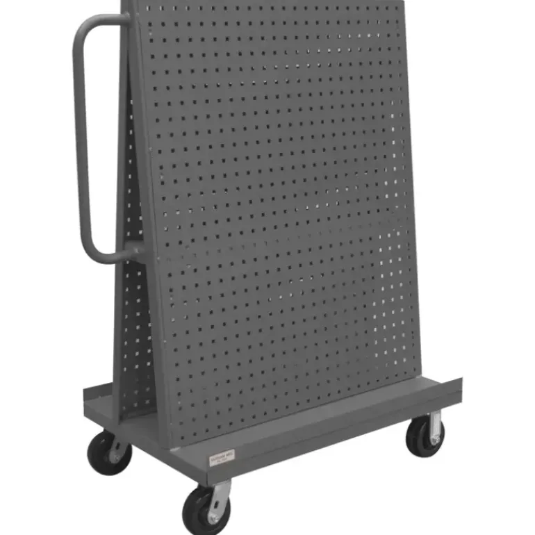 Durham AF-243652-PBS60-5PH-95 A-FRAME TRUCK, PEGBOARD PANELS, GRAY, 24 X 42-1/2 X 52 - One-stop shop for professional tools and equipment.