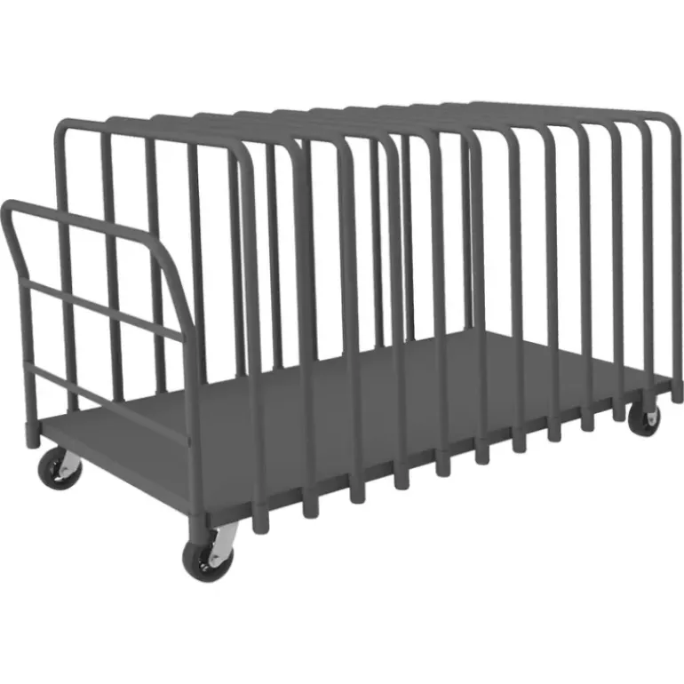 Durham APT12V-3672-5MR-95 ADJUSTABLE PANEL MOVING TRUCK, 1 LEVEL, 12 REMOVABLE DIVIDERS, 39-5/16 X 75-5/8 X 44 - One-stop shop for professional tools and equipment.