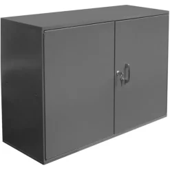 Durham 060A-95-WFS ABRASIVE STORAGE CABINET, 1 SHELF, 6 DIVIDERS, PEGBOARD, 5 PEG HOOKS, 33-3/4 X 11-7/8 X 23-7/8 - One-stop shop for professional tools and equipment.