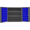 Durham DC-243636-48-2S-5295 CABINET, 14 GAUGE, 2 SHELF, 48 BLUE BIN , 36 X 24 X 36 - One-stop shop for professional tools and equipment.