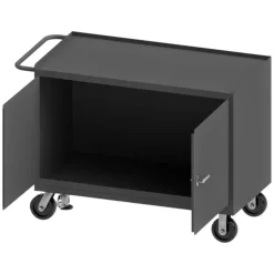 Durham 3411-FL-95 MOBILE BENCH CABINET, 2 DOOR, FL, 24-1/4 X 54-1/8 X 37-3/4 - One-stop shop for professional tools and equipment.