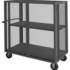 Durham HTL-2448-DD-1AS-95 MESH TRUCK, 1 ADJUSTABLE SHELF, 24 X 48, 2000 LBS. CAPACITY - One-stop shop for professional tools and equipment.