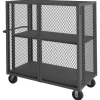 Durham HTL-2460-DD-1AS-95 MESH TRUCK, 1 ADJUSTABLE SHELF, 24 X 60, 2000 LBS. CAPACITY - One-stop shop for professional tools and equipment.
