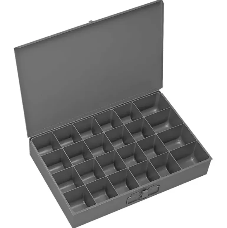 Durham 102-95 LARGE STEEL COMPARTMENT BOX, 24 OPENING - One-stop shop for professional tools and equipment.