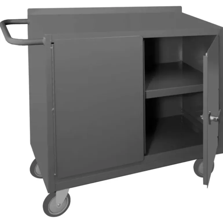 Durham 2220-95 MOBILE BENCH CABINET, 1 SHELF, 2 DOOR, 18-1/4 X 54-1/8 X 36-3/8 - One-stop shop for professional tools and equipment.
