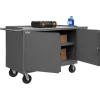 Durham 3400-95 MOBILE BENCH CABINET, 1 SHELF, 2 DOORS, 24-1/4 X 66-1/8 X 37-3/4 - One-stop shop for professional tools and equipment.