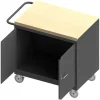 Durham 3112-MT-95 MOBILE BENCH CABINET, 2 DOORS, MAPLE TOP, 24-1/4 X 42-1/8 X 37-1/8 - One-stop shop for professional tools and equipment.