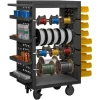 Durham MWSR8-LP-95 MOBILE WIRE SPOOL CART, 8 RODS, LOUVERED PANEL SIDES, 18-1/8 X 32-1/4 X 46-1/16 - One-stop shop for professional tools and equipment.