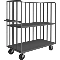 Durham OPT-4824-2-6PH-95 OPEN PORTABLE TRUCK, 1 SHELF, 1 BASE SHELF, 3000 LBS. CAPACITY, 48 X 24 - One-stop shop for professional tools and equipment.