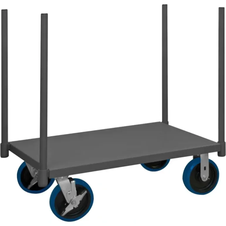 Durham PST-3060-95 PIPE STAKE TRUCK, 4 REMOVABLE PIPES, 30-3/8 X 63-3/8 X 40-7/8 - One-stop shop for professional tools and equipment.