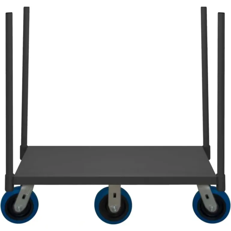 Durham PST6W-3672-95 PIPE STAKE TRUCK, 4 REMOVABLE PIPES, 6 CASTERS, 36-3/8 X 75-3/8 X 38-7/8 - One-stop shop for professional tools and equipment.