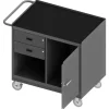 Durham 3118-RM-95 MOBILE BENCH CABINET, 1 DOOR, RUBBER MAT, 24-1/4 X 42-1/8 X 36-3/8 - One-stop shop for professional tools and equipment.