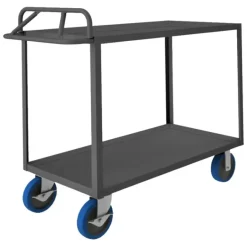 Durham RSCE-3060-2-ALD-8PUSB-95 STOCK CART, 2 SHELF, ERGONOMIC HANDLE, 30-1/4 X 66-1/4 X 40-3/4 - One-stop shop for professional tools and equipment.