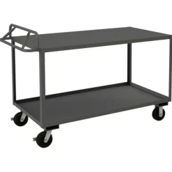Durham RSCE-3048-2-3.6K-TLD-95 STOCK CART, 2 SHELF, ERGONOMIC HANDLE, 30-1/4 X 54-1/4 X 45 - One-stop shop for professional tools and equipment.