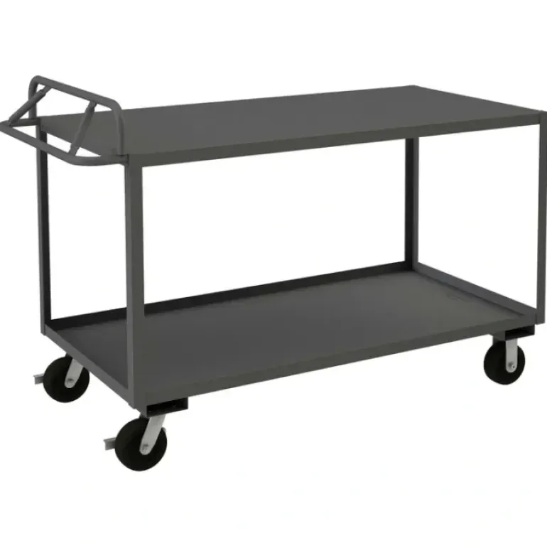 Durham RSCE-2436-2-3.6K-TLD-95 STOCK CART, 2 SHELF, ERGONOMIC HANDLE, 24-1/4 X 42-1/4 X 45 - One-stop shop for professional tools and equipment.