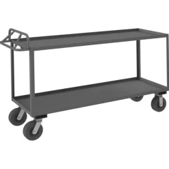 Durham RSCE-2472-2-8SPN-95 STOCK CART, 2 SHELF, ERGONOMIC HANDLE, 24-1/4 X 78-1/4 X 47 - One-stop shop for professional tools and equipment.