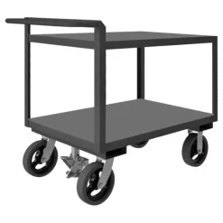Durham RSCR243636ALDFL8MR95 STOCK CART, 2 SHELF, RAISED HANDLE, 24-1/4 X 42-1/4 X 36 - One-stop shop for professional tools and equipment.