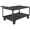 Durham RSCR243636ALU6MR95 STOCK CART, 2 SHELF, RAISED HANDLE, 24-1/4 X 42-1/4 X 36 - One-stop shop for professional tools and equipment.