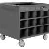 Durham 662-95 2 SIDED STOCK CART, 24 BIN OPENINGS, 12 DRAWERS, 34 X 24 X 34 - One-stop shop for professional tools and equipment.