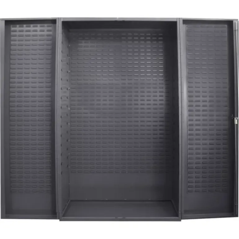 Durham SJC-BDLP-95 CUSTOMIZABLE CABINET WITH LOUVERED PANEL , 48 X 24 X 84 - One-stop shop for professional tools and equipment.