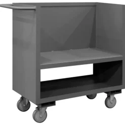 Durham 3SLT-2448-2K-95 3 SIDED LOW DECK TRUCK, SOLID SIDES, 24 X 48, 2000 LBS. CAPACITY - One-stop shop for professional tools and equipment.