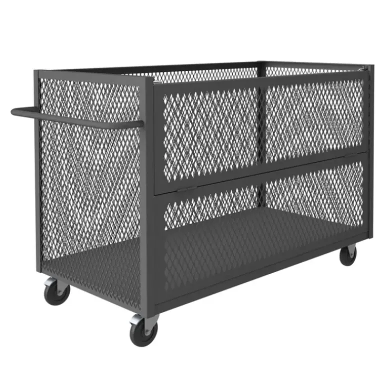 Durham 3STDG-EX3060-5PO-95 3 SIDED MESH TRUCK, DROP GATE, 30 X 60 - One-stop shop for professional tools and equipment.