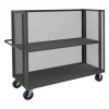 Durham 3ST-EX3048-1AS-6PU-95 3 SIDED MESH TRUCK, 1 ADJUSTABLE SHELF, 30 X 48 - One-stop shop for professional tools and equipment.