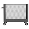 Durham 3ST-EX244843-6MR-95 3 SIDED MESH TRUCK, 1 BASE SHELF, 24 X 48 - One-stop shop for professional tools and equipment.