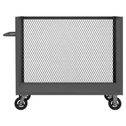 Durham 3ST-EX304845-8MR-95 3 SIDED MESH TRUCK, 1 BASE SHELF, 30 X 48 - One-stop shop for professional tools and equipment.