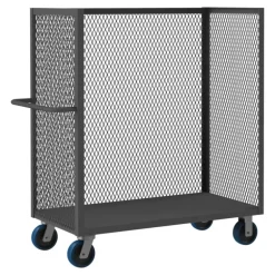 Durham 3ST-EX306045-8PU-95 3 SIDED MESH TRUCK, 1 BASE SHELF, 30 X 60 - One-stop shop for professional tools and equipment.